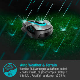 Robotická sekačka Gardena SILENO life 1500m² 
