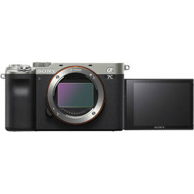 Digitální fotoaparát Sony 7C, tělo stříbrná barva
