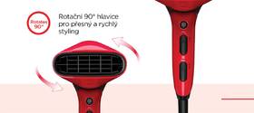 Fén Revlon RVDR5320E červená barva
