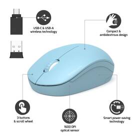 Myš PORT CONNECT Wireless COLLECTION tyrkysová

 obrázek produktu 4 z 6