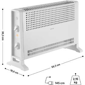 Teplovzdušný konvektor Sencor SCF 2011WH bílý

 obrázek produktu 3 z 9