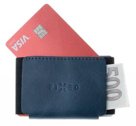 Peněženka FIXED Tiny Wallet pro AirTag z pravé hovězí kůže modrá

 obrázek produktu 1 z 4