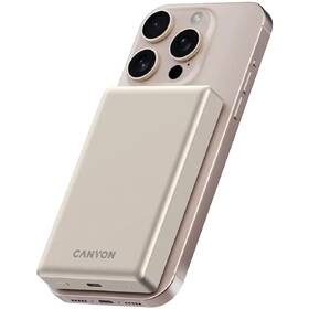 Powerbanka Canyon OnPower 510 Slim MagSafe PD20W 10000 mAh béžová

 obrázek produktu 4 z 4