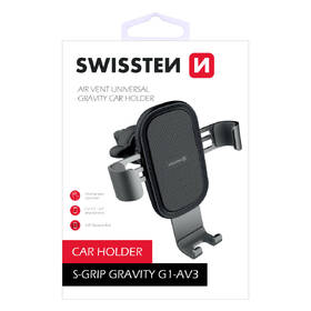 Držák na mobil Swissten S-Grip G1-AV3, do mřížky černý

 obrázek produktu 3 z 3