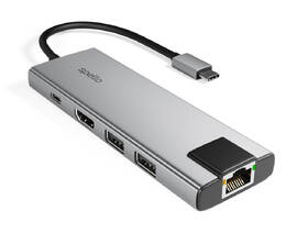 USB Hub Spello by Epico Spello USB-C Hub 9in1 šedý

 obrázek produktu 2 z 6
