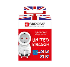 Cestovní adaptér SKROSS pro použití v UK bílý

 obrázek produktu 5 z 5