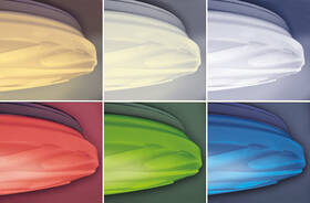 Stropní svítidlo Solight LED smart Wave, 30W, 2300lm, Wi-Fi, RGB + CCT, dálkové ovládání bílé

 obrázek produktu 5 z 5