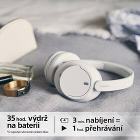 Sluchátka Sony WH-CH720N bílá barva
