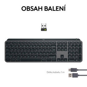 Klávesnice Logitech MX Keys S, US layout - grafitová 

 obrázek produktu 4 z 10