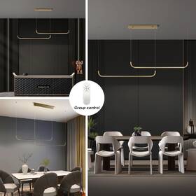 Závěsné svítidlo IMMAX NEO PATTINI SMART, 160-280cm, 53W, 3640lm, Zigbee 3.0, TUYA zlaté

 obrázek produktu 5 z 6