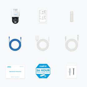 IP kamera Reolink Reolink Trackmix Series W760 Wi-Fi bílá barva

