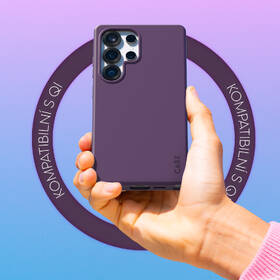 Kryt na mobil PanzerGlass Care Fearlessly Qi na Samsung Galaxy S25 Ultra fialový

 obrázek produktu 7 z 9