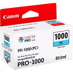 Inkoustová náplň Canon PFI-1000 PC, 80 ml, foto azurová 

 obrázek produktu 1 z 3