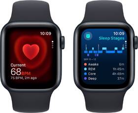 Chytré hodinky Apple GPS 44mm pouzdro z temně inkoustového hliníku - temně inkoustový sportovní řemínek - M/L 

 obrázek produktu 4 z 7