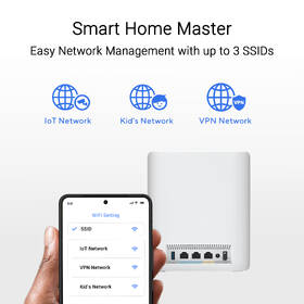 Komplexní Wi-Fi systém Asus ZenWi-Fi BT10 (1-pack) bílý

 obrázek produktu 11 z 12