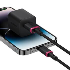 Kabel Baseus Dura USB/Lightning, 2.4A, 2m černý/červený

 obrázek produktu 4 z 16