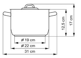 Hrnec s poklicí Kolimax 22 cm - 4,5  l 

 obrázek produktu 4 z 6