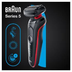 Holicí strojek Braun 51-R1000s Red 

 obrázek produktu 4 z 7