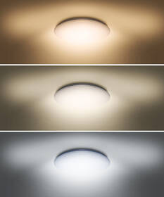Stropní svítidlo Solight Plain, 3CCT, 24W, 1920lm, 3000K, 4000K, 6000K, kulaté, 38cm bílé

 obrázek produktu 2 z 4