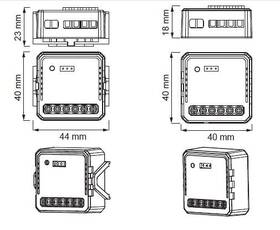 Modul IMMAX NEO LITE SMART kontroler V7 2-tlačítkový Wi-Fi, Tuya 
