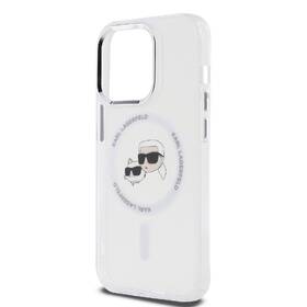 Kryt na mobil Karl Lagerfeld IML K&CH Heads Metal Frame MagSafe na Apple iPhone 15 Pro průhledný

 obrázek produktu 3 z 5