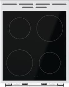 Sklokeramický sporák Gorenje GEC5C61WG bílá barva
