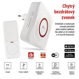 Zvonek bezdrátový EMOS GoSmart P5735WS bílý

 obrázek produktu 8 z 18