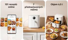 Fritéza horkovzdušná Xiaomi Air Fryer 6,5 l White MAF-W6501 bílá

 obrázek produktu 8 z 11