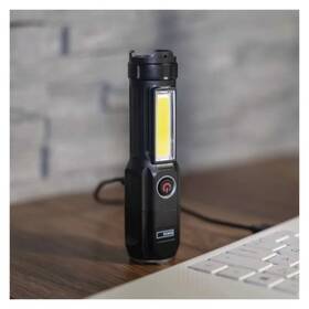 Svítilna EMOS LED NABÍJECÍ, 150lm, 1 200 mAh černá

 obrázek produktu 3 z 6