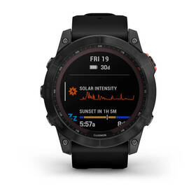 Chytré hodinky Garmin fenix 7X Solar - Gray / Black Silicone Band 

 obrázek produktu 1 z 10