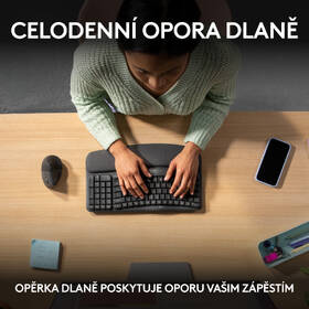 Klávesnice Logitech Wave Keys, CZ/SK layout grafitová

 obrázek produktu 12 z 13