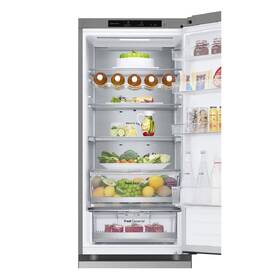 Chladnička s mrazničkou LG GBV7280BPY stříbrná barva
