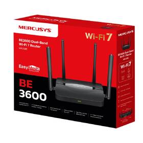 Router Mercusys MR25BE Wi-Fi 7 BE3600 černá barva
