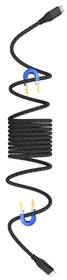 Kabel WG USB-C/USB-C 60W, 3A, magnetický, 1m černý

 obrázek produktu 2 z 3
