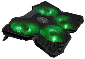 Chladící podložka pro NTB SureFire Bora Gaming do 17" černá/zelená

 obrázek produktu 2 z 6