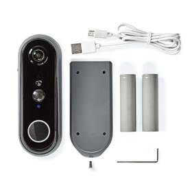 Videozvonek Nedis SmartLife, Wi-Fi, Full HD šedý

 obrázek produktu 11 z 14
