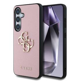 Kryt na mobil Guess PU Grained 4G Metal Logo na Samsung Galaxy S25 růžový

 obrázek produktu 3 z 6