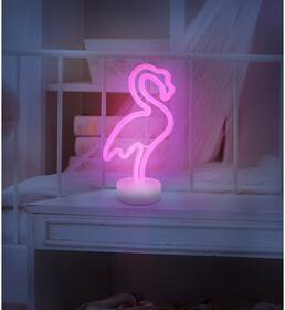 Stolní LED lampička GLOBO neon Flamingo bílá

 obrázek produktu 4 z 5