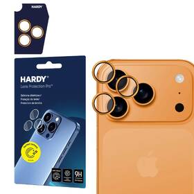 Tvrzené sklo 3mk HARDY Lens Protection Pro na Apple iPhone 17 Pro/Pro Max oranžové

 obrázek produktu 3 z 3