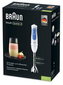 Ponorný mixér Braun MQ3000 WH Smoothie + bílý/modrý

 obrázek produktu 6 z 6