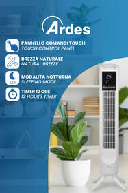 Ventilátor sloupový Ardes 5T803 bílý

 obrázek produktu 6 z 7