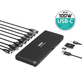 Dokovací stanice PORT CONNECT USB-C, 2x4K černá

 obrázek produktu 2 z 3