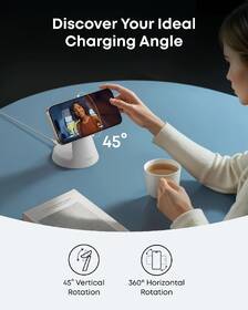 Bezdrátová nabíječka Anker MagGo 3v1 Dock Stand 15W bílá

 obrázek produktu 7 z 7