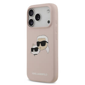 Kryt na mobil Karl Lagerfeld Liquid Silicone Double Heads MagSafe na Apple iPhone 17 Pro růžový

 obrázek produktu 2 z 7