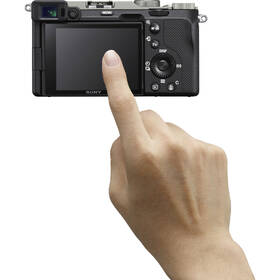 Digitální fotoaparát Sony 7C, tělo stříbrná barva
