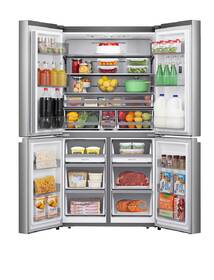 Americká lednice Hisense RQ758N4SBSE nerez
