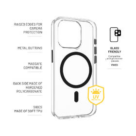 Kryt na mobil FIXED MagPurity s podporou MagSafe na Apple iPhone 15 Pro Max průhledný

 obrázek produktu 1 z 1