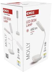 Stolní LED lampička EMOS MOLLY, 650 lm, stmívání, 12 W, studená/teplá/neutrální bílá bílá

 obrázek produktu 10 z 14