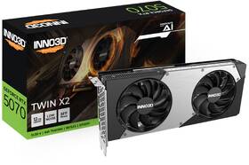 Grafická karta INNO3D GeForce RTX 5070 Twin X2 12GB GDDR7 

 obrázek produktu 3 z 4
