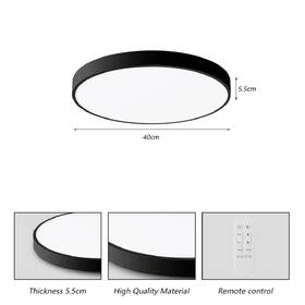 Stropní svítidlo IMMAX NEO LITE SEMPLICI SMART, 40cm, 36W, 2736 lm, s podporou BEACON, Wi-Fi, TUYA černé

 obrázek produktu 3 z 8